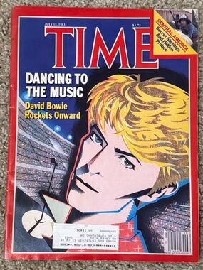 TIME Magazine July 18 1983 David Bowie Cover Central America Cold War Era Ads